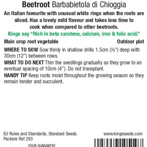 Beetroot Barbabietola di Chioggia
