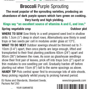 Broccoli Purple Sprouting