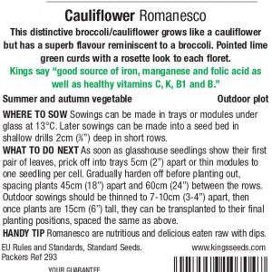 Cauliflower – Romanesco
