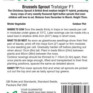 Brussels Sprout Trafalgar F1