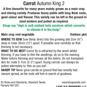 Carrot – Autumn King 2