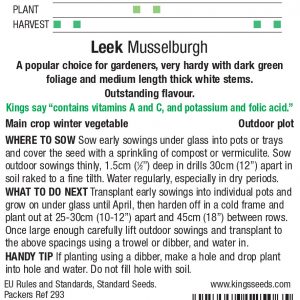 Leek – Musselburgh