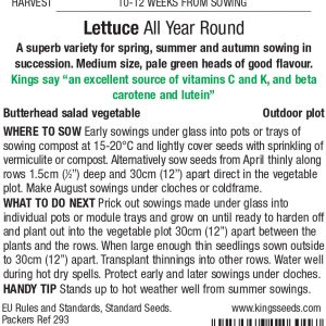 Lettuce – All The Year Round