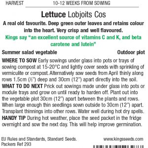Lettuce – Lobjoits Cos