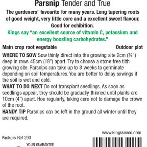 Parsnip – Tender & True