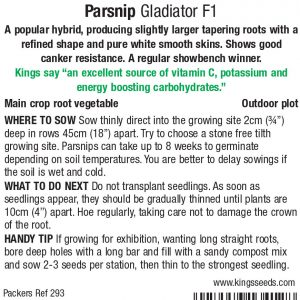 Parsnip – Gladiator F1