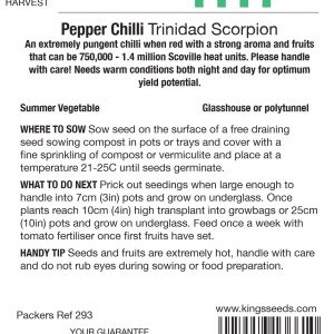 Chilli Pepper – Trinidad Scorpion