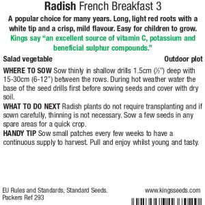 Radish – French Breakfast 3