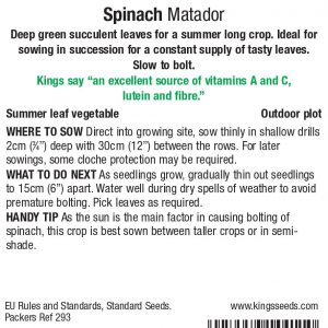 Spinach – Matador