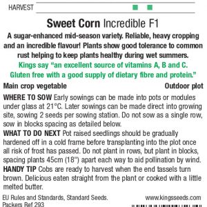 Sweet Corn Incredible F1 SE