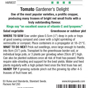 Tomato – Gardeners Delight