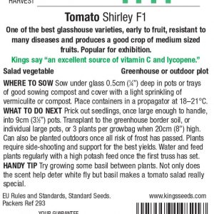 Tomato Shirley F1