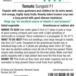 Tomato – Sungold F1
