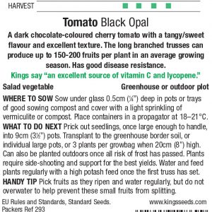 Tomato – Black Opal