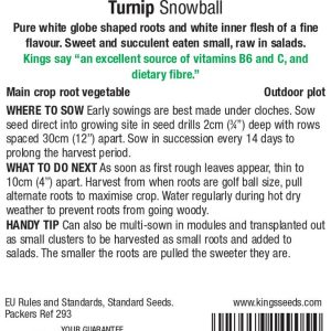 Turnip – Snowball
