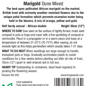 Marigold ‘Dune Mixed’ – HHA