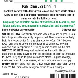 Pak Choi – Joi Choi F1