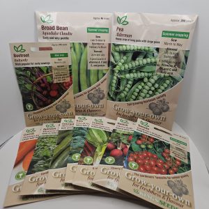 Essential Veg Seed Pack – 10 Well known varieties to get you started.